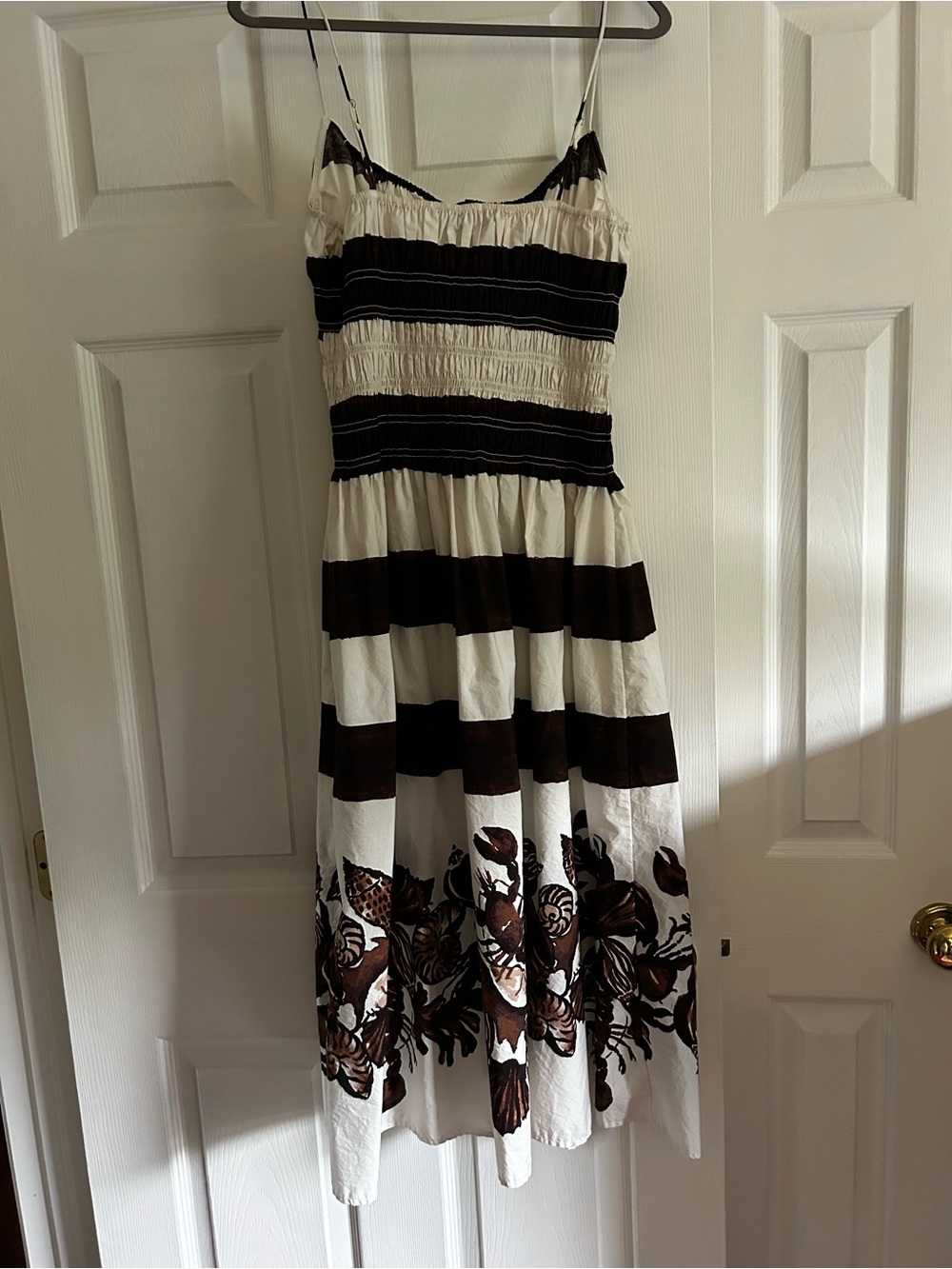 J Crew Reverie Dress In Lobster Print View 6